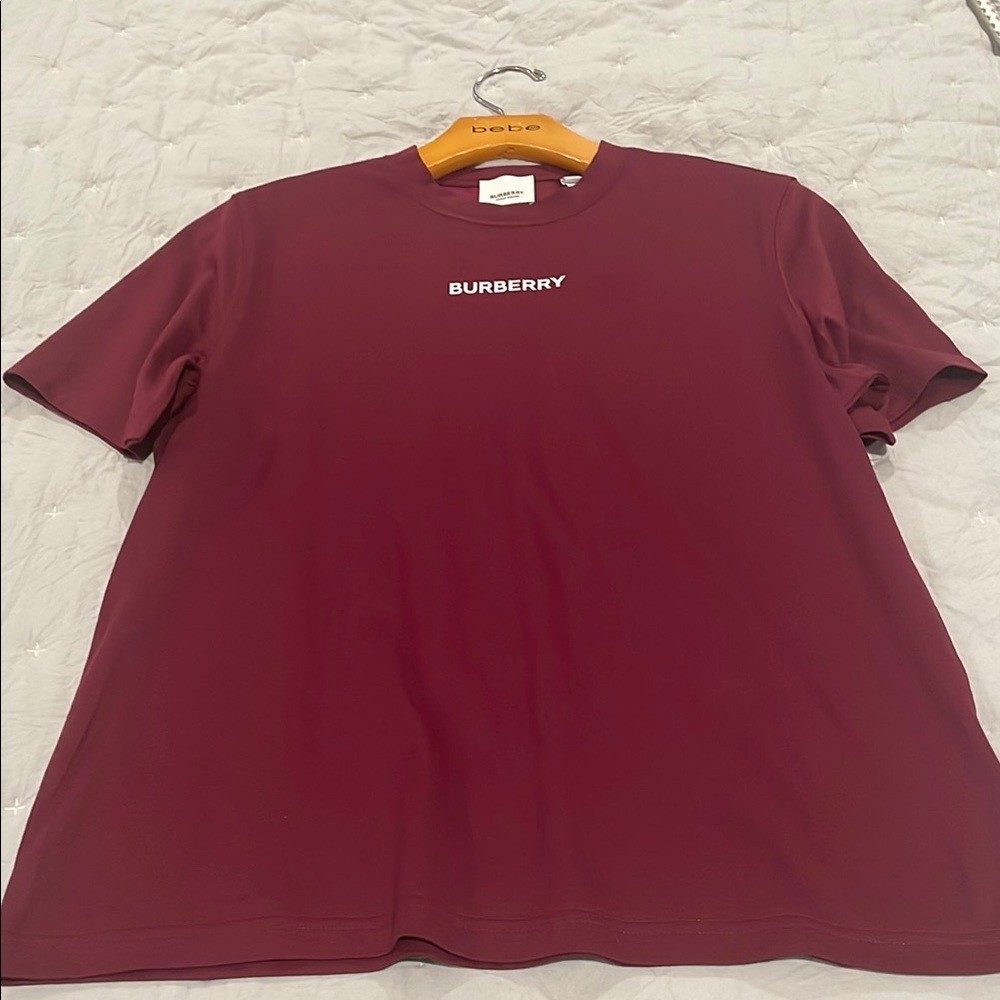 Burberry Women’s Burgundy T-Shirt